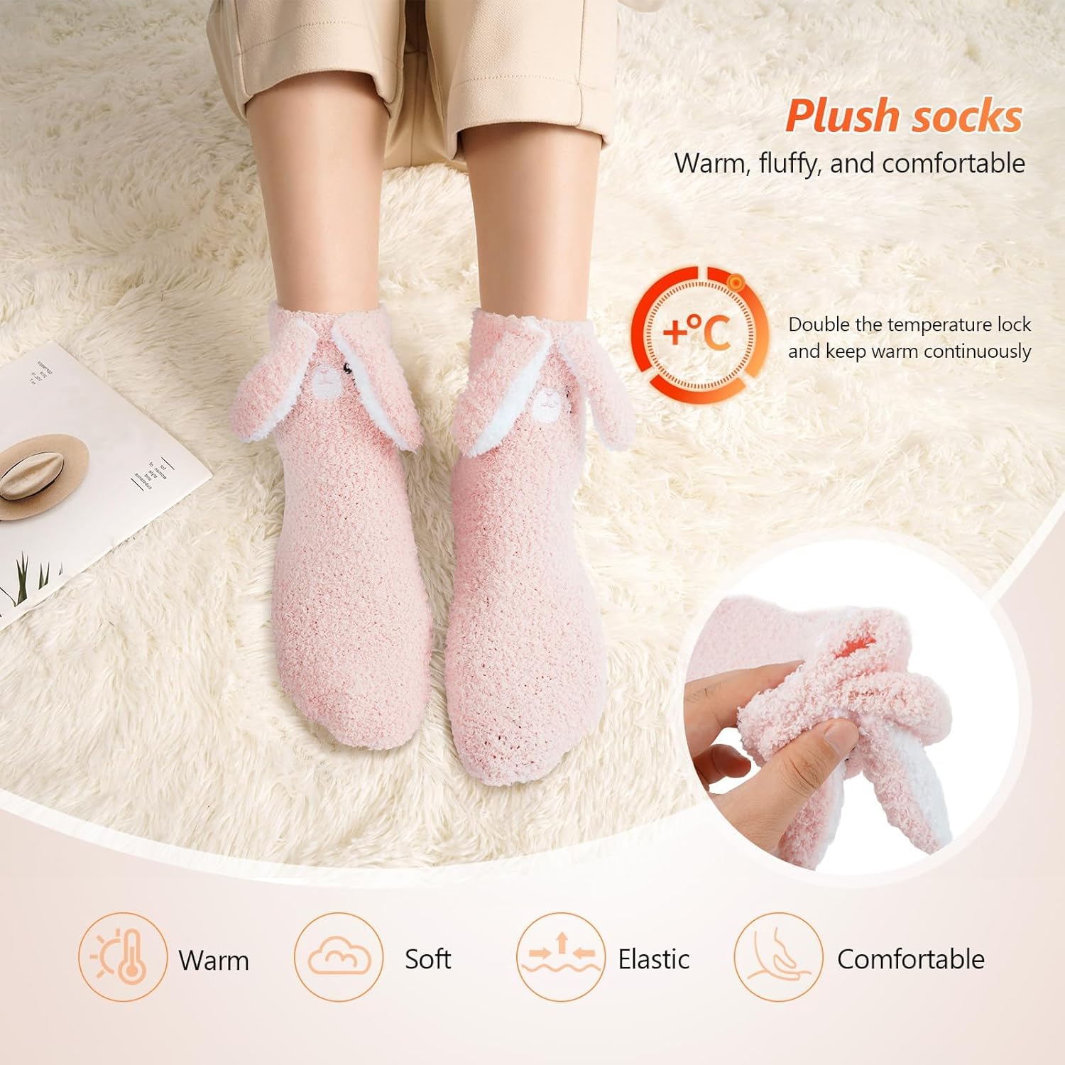 YOYOU Winter Fleece Socks For Women - Image 5