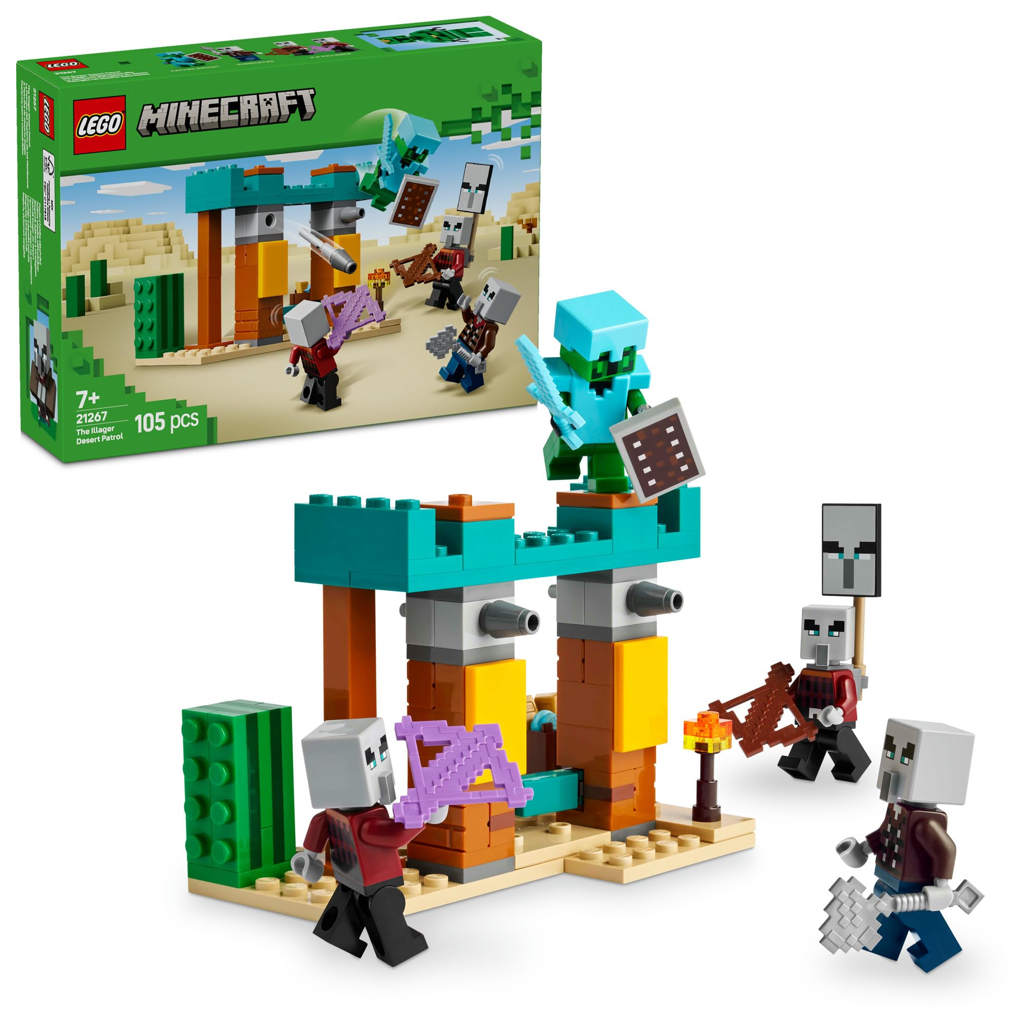 SCJページ(A3冊B3冊) Amazon.co.jp: レゴ(LEGO) マインクラフト 邪悪な村人の砂漠