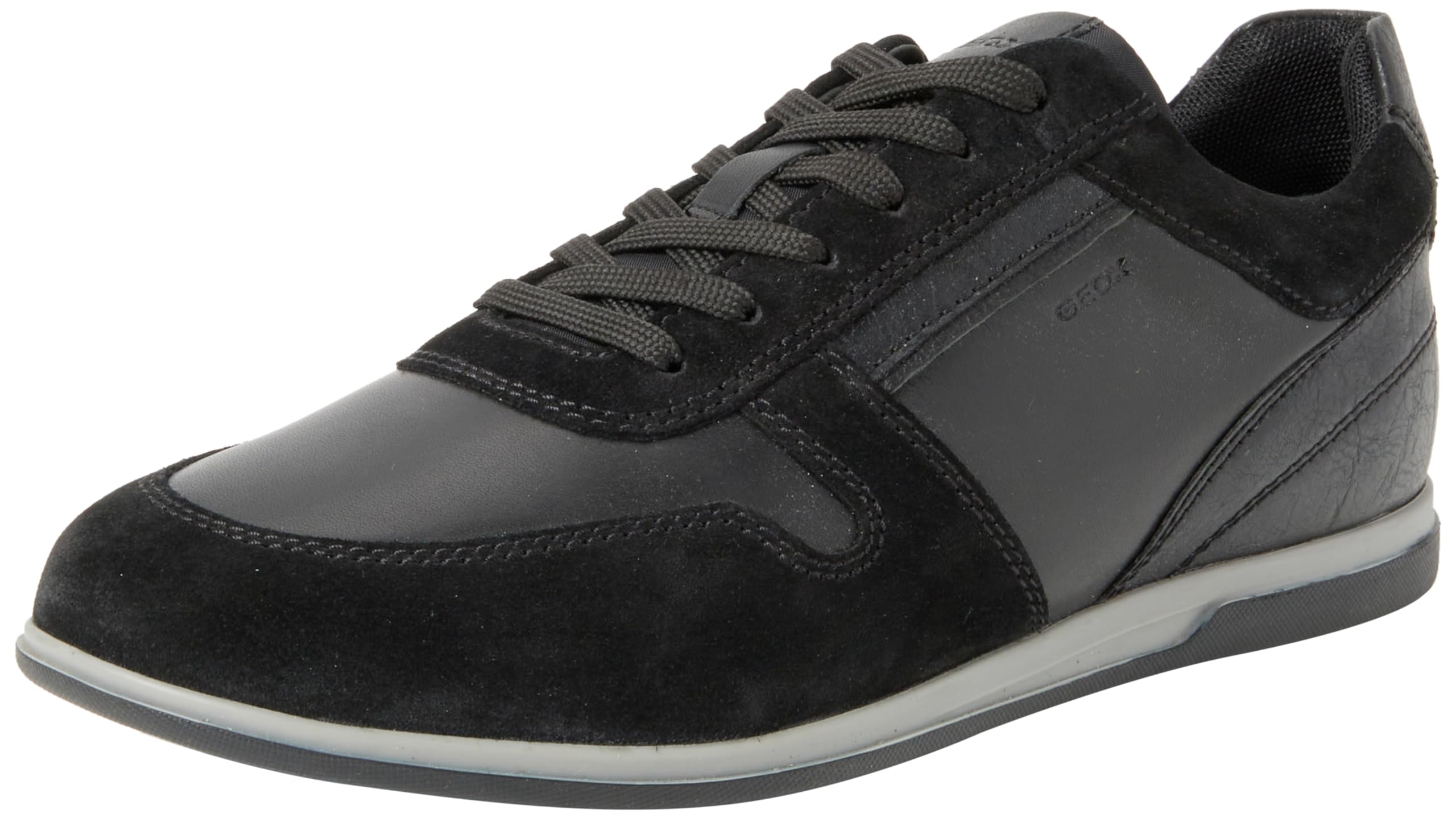 Geox Men's U Renan A Sneaker, Black, 6 UK