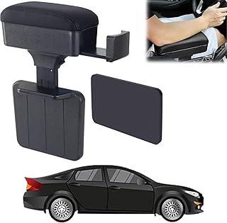 SELLERFLOR Arm Rest for Car,Car armrest Car arm Rest,Seat Gap Storage Box,Car Seat Gap Filler Organizer,Wrist Support Adju...