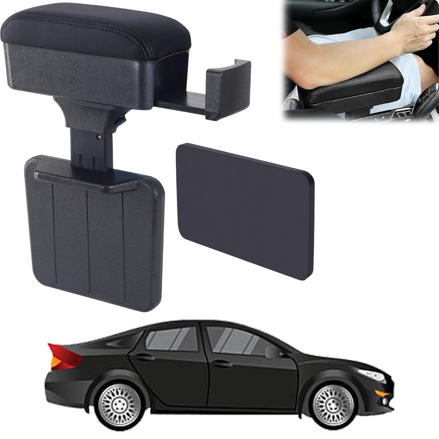 SELLERFLOR Arm Rest for Car,Car armrest Car arm Rest,Seat Gap Storage Box,Car Seat Gap Filler Organizer,Wrist Support Adju... - Review, Price and Buying Guide