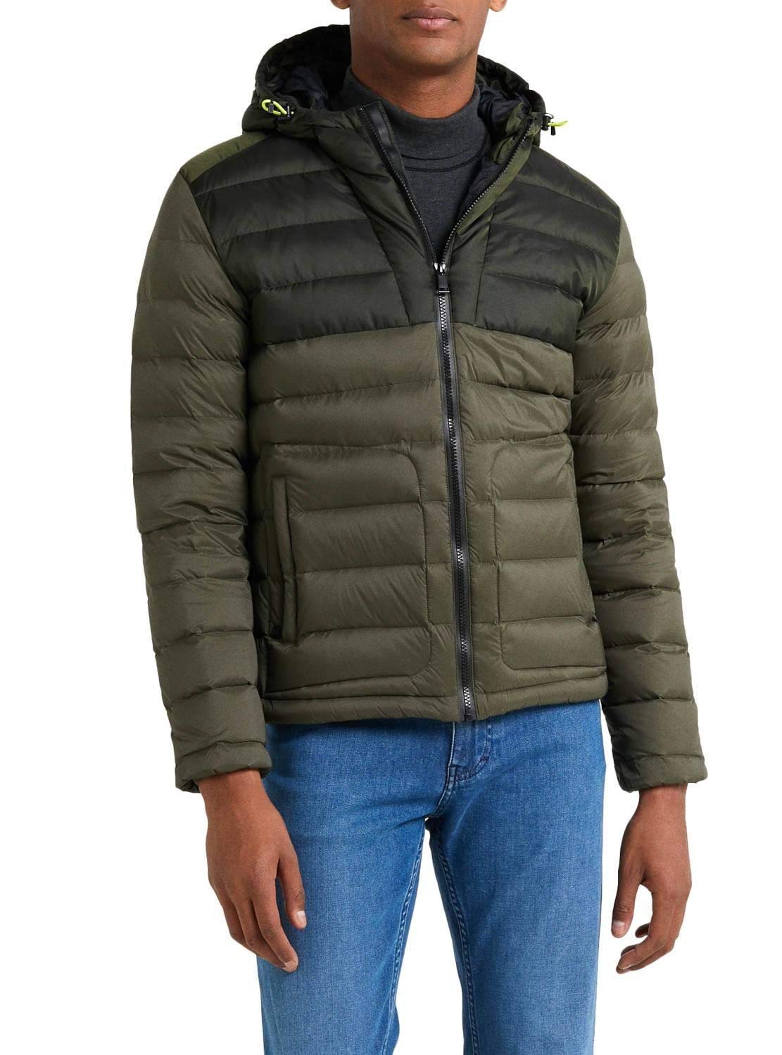 Hackett Amr Core Ski Jacket, Blouson Homme, Vert (Dark Olive 768) X-Large