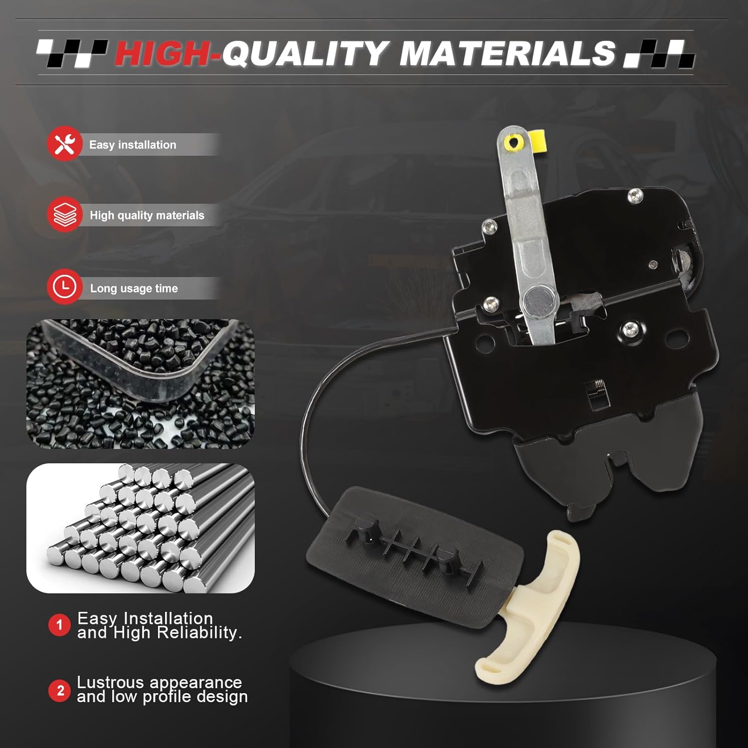 Rear Tailgate Door Lock Latch Actuator for Versa Note 2012-2019 84630-3AN0A 84630-3AN0B Power Trunk Deck Lid Latch Lock