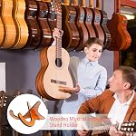 YANGMING 2Pack Wooden X-Shape Instrument Stand, Anti-Slip, Portable, Suitable for Ukulele, Violin, Banjo, Mandolin