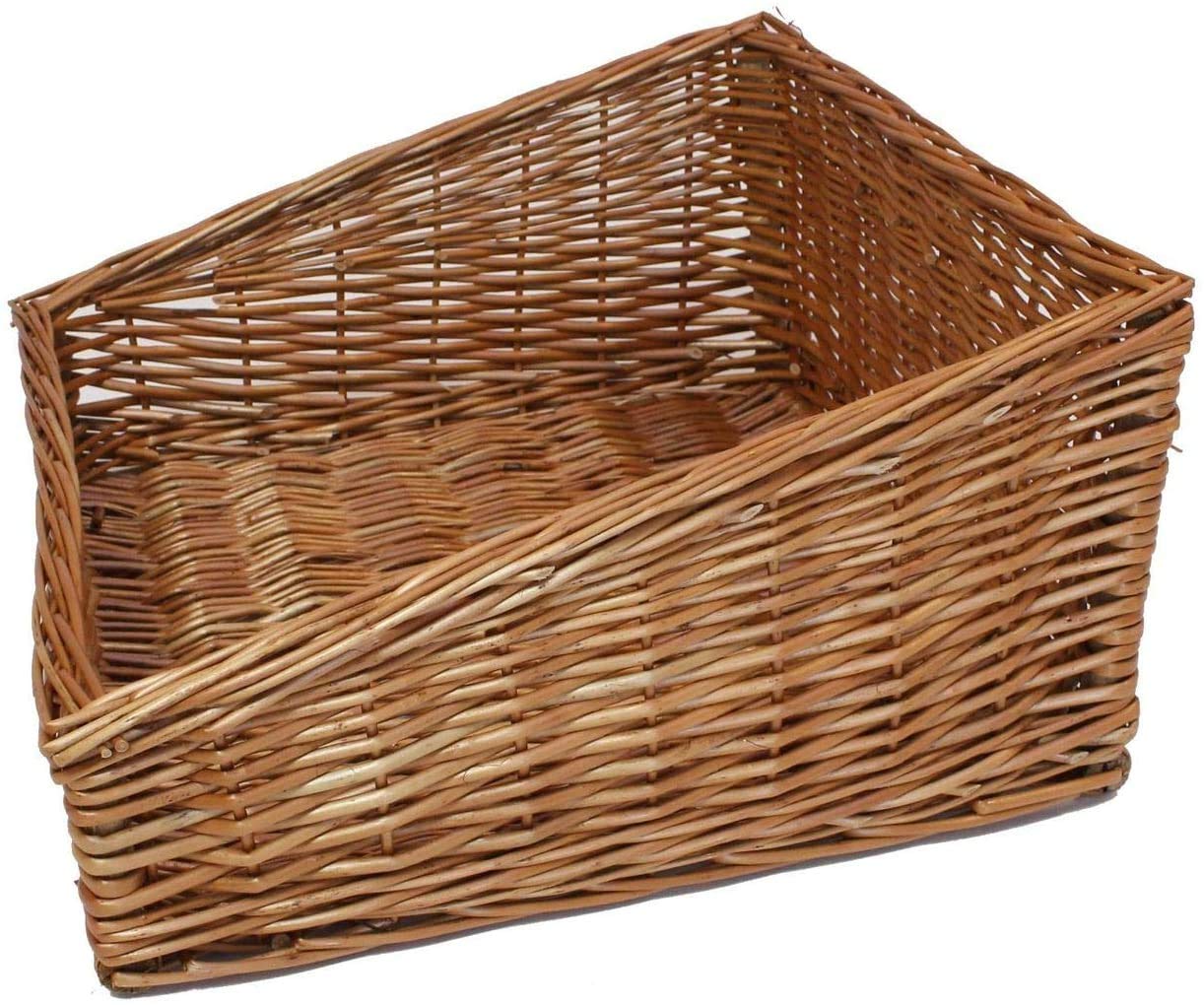 großer Brotkorb aus Weide, 45x45 cm, Regalkorb, Buffetkorb, Auslagekorb, Lagerkorb