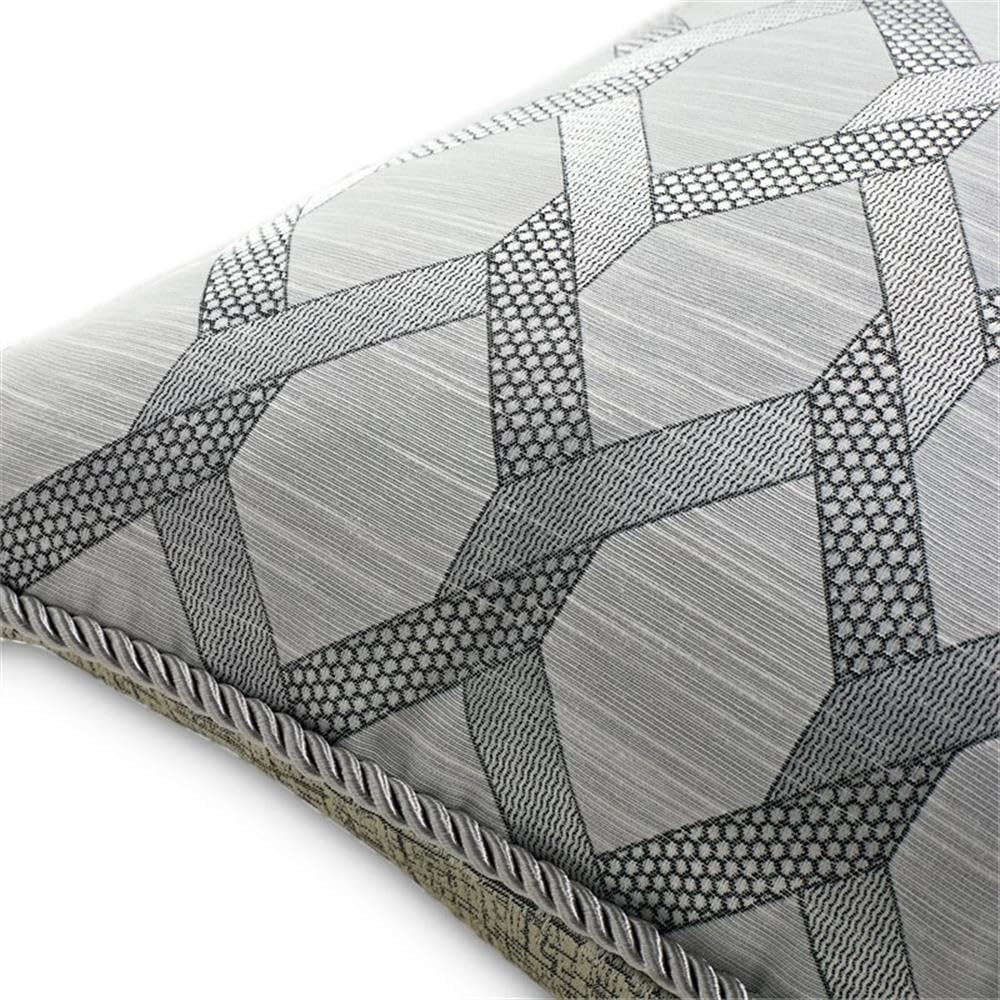 Michael Amini BCS-KS10-NWPRT-PLTN 10 Piece Newport Comforter Set, King, Platinum