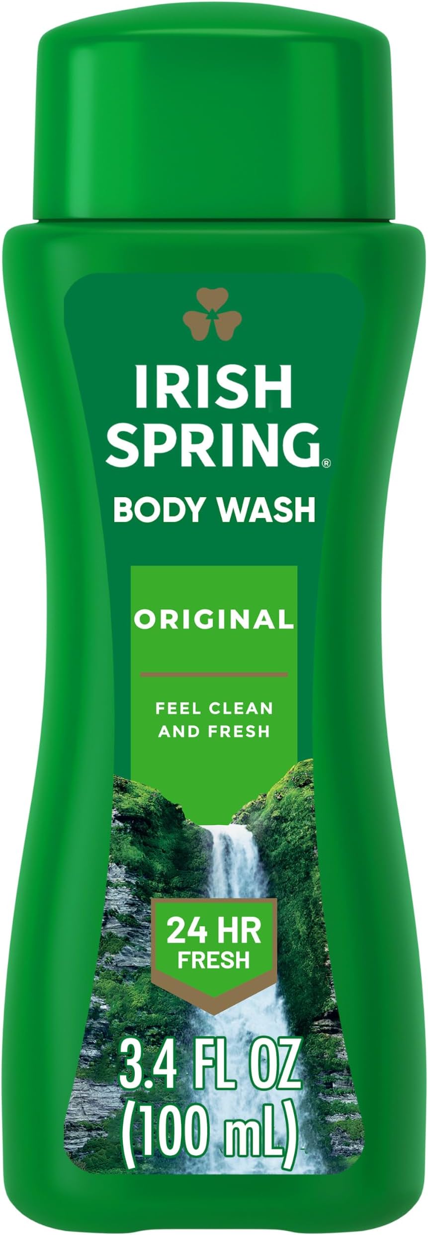 Irish Spring Original Body Wash for Men, Cool Fresh Scent, 3.4 fl oz