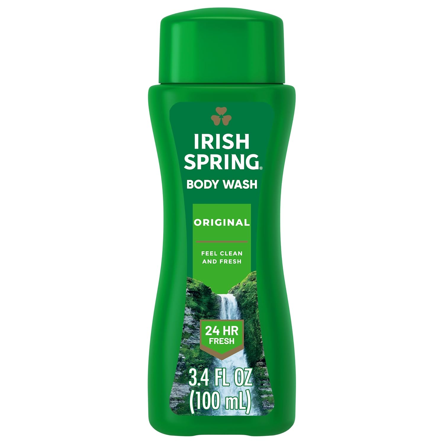 Irish Spring Original Body Wash for Men, Cool Fresh Scent, 3.4 fl oz