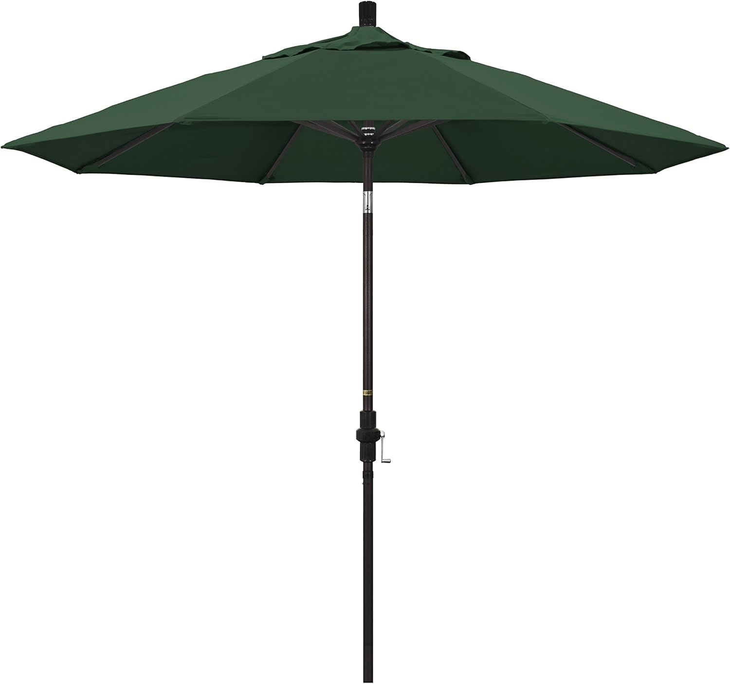 108'' Hunter Green Aluminum Outdoor Market Umbrella