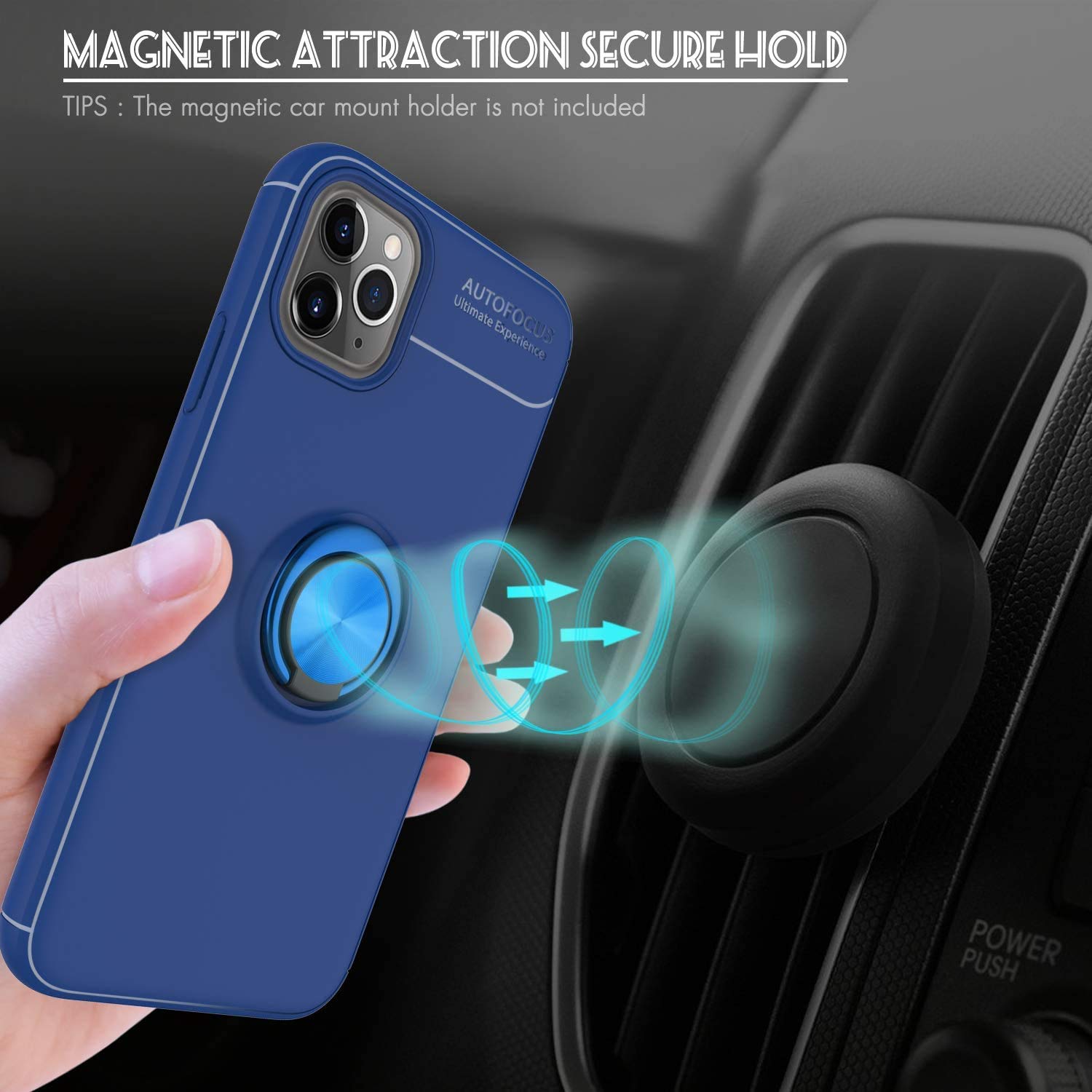 Custodia per Samsung Galaxy A52 5G/A52S 5G/A52 4G,Pellicola Protettiva Per Schermo,Anello Metallico Girevole a 360 gradi Con Protezione schermo