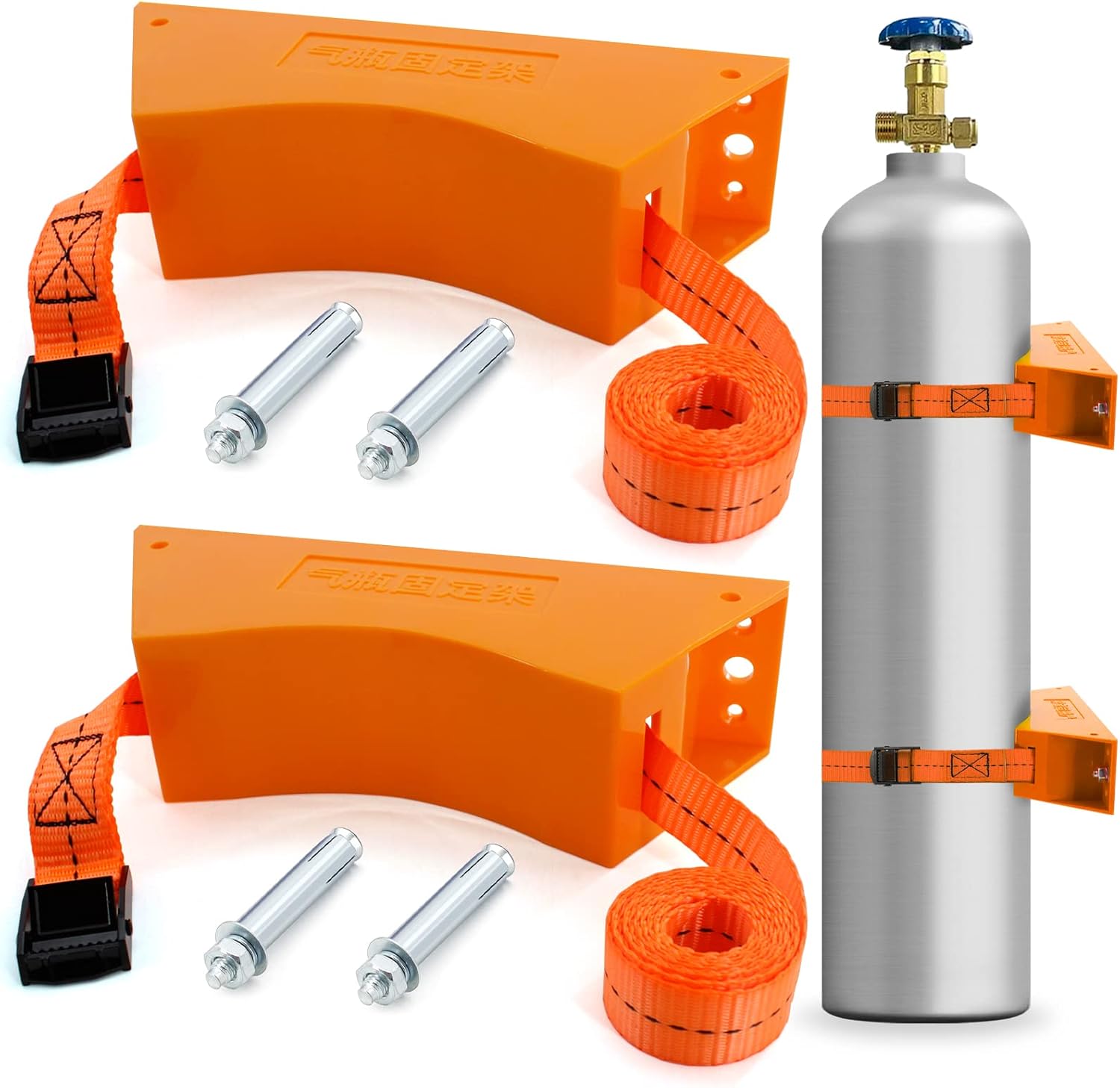 TECWAP 2PCS Propane Tank Holder, Gas Cylinder Holder