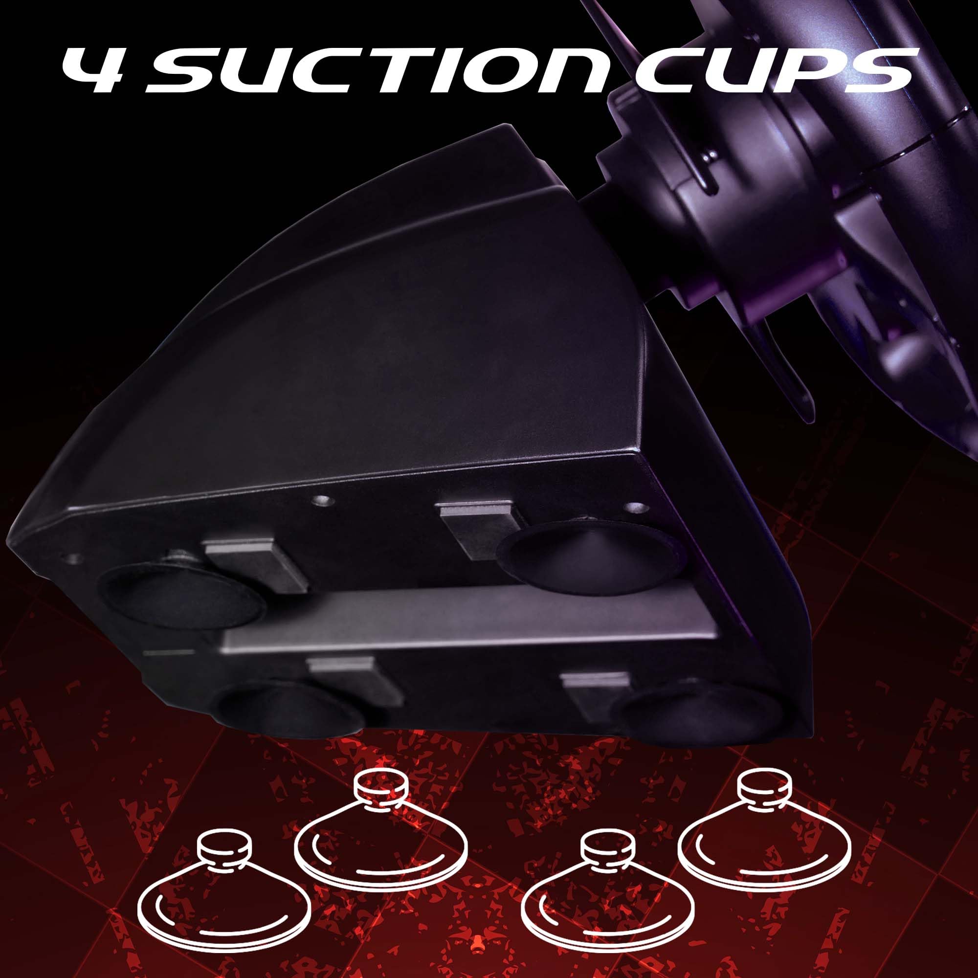 SUBSONIC - Volante Superdrive 220 RS-X - Volante da corsa LED con doppio joystick, cambio marcia, rotazione di 180°, pedali e leve del cambio. Per Switch 2/Switch, PS4, PC e Xbox - Nero