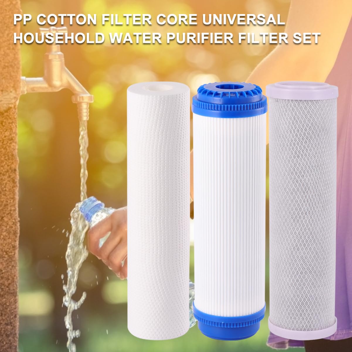 Operitacx Filtro Para Purificador De Agua Cartuchos Pp Algodón Filtro De Agua Potable De Algodón Pp