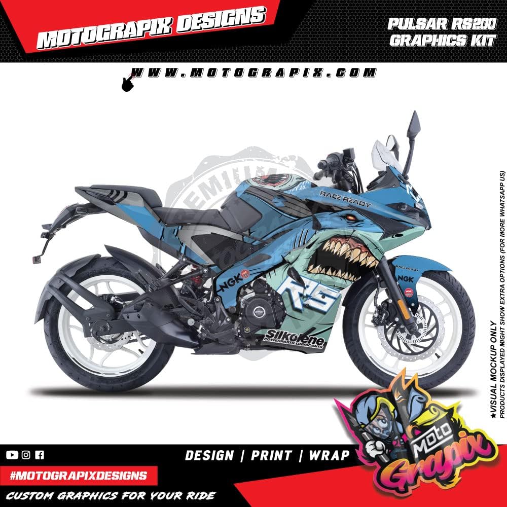 Motograpix Designs Bajaj Pulsar RS 200 Kit 6