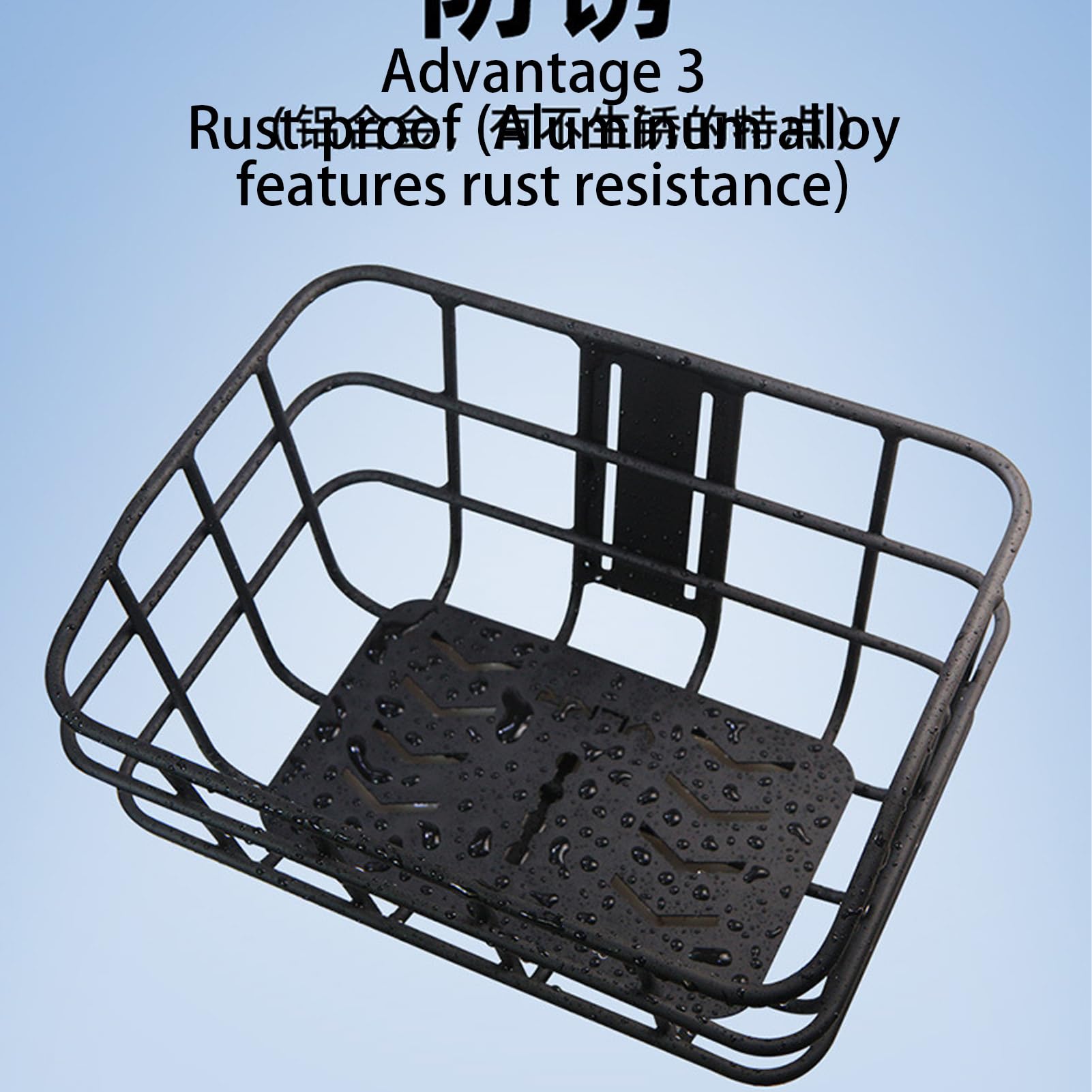 Kosz Rowerowy Aluminiowy 51 cm