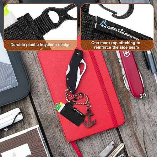 Miniatura 5 de Llavero retráctil para encendedor con clip para cinturón, correa elástica para encendedor clásico, doble clip para mayor comodidad, extensión de