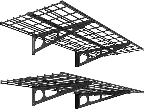 FLEXIMOUNTS - Repisas de pared para garaje, 2 unidades