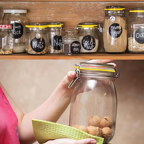 Miniatura 7 de 12 piezas de juntas de repuesto de silicona para frascos, anillos de sellado de goma herméticos, anillos de sellado de junta de silicona a prueba de