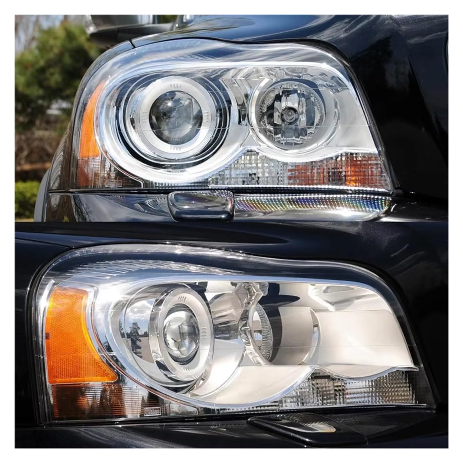 FARO PRINCIPAL Para VOLVO Para XC90 2003-2014 OE Estilo Conjunto Faros Delanteros Para Luces Camión Faro Delantero DRL Señal Giro 2 Piezas Faros Delanteros