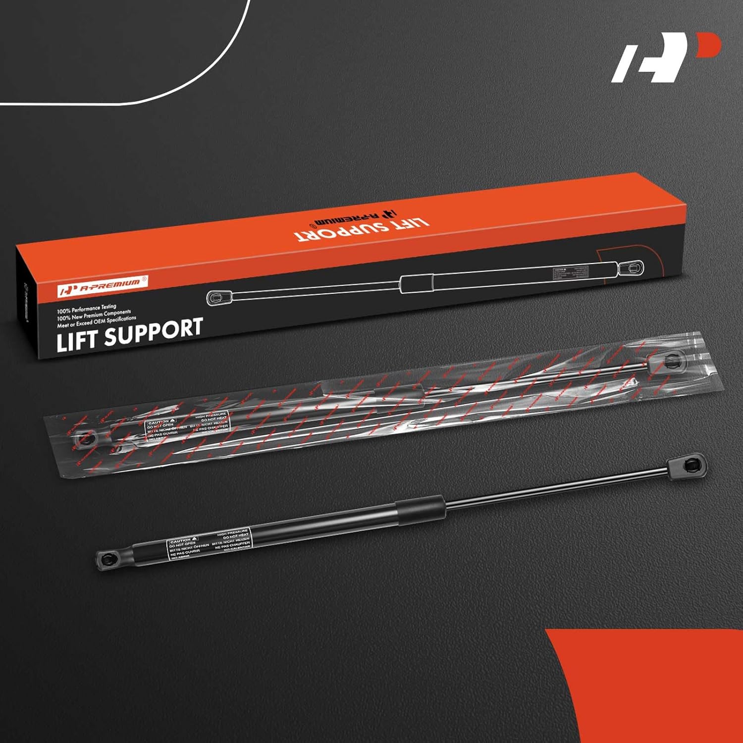 a-premium front hood lift supports shock struts compatible with select chevrolet models - traverse 2018-2023 sport utility 4dr - replace# 23165706, 85607987(2pc set)