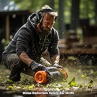 Vista 7 de ProCase - Orejeras con reducción de ruido, protección auditiva a prueba de sonido, auriculares con cancelación de ruido NRR 28dB para adultos