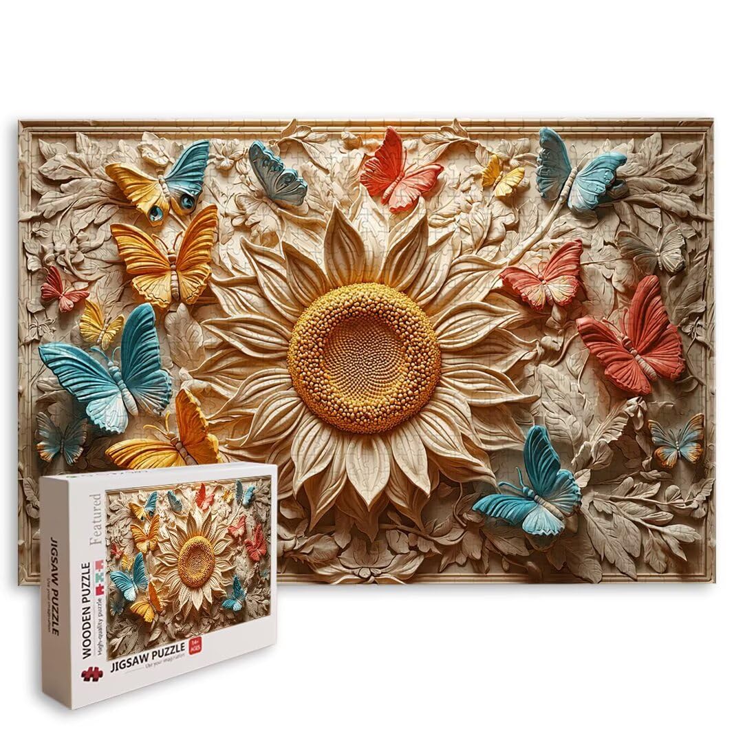 Puzzle Flor, Puzzle 5000 Piezas, Rompecabezas, Regalo Mujer, Decor -8118
