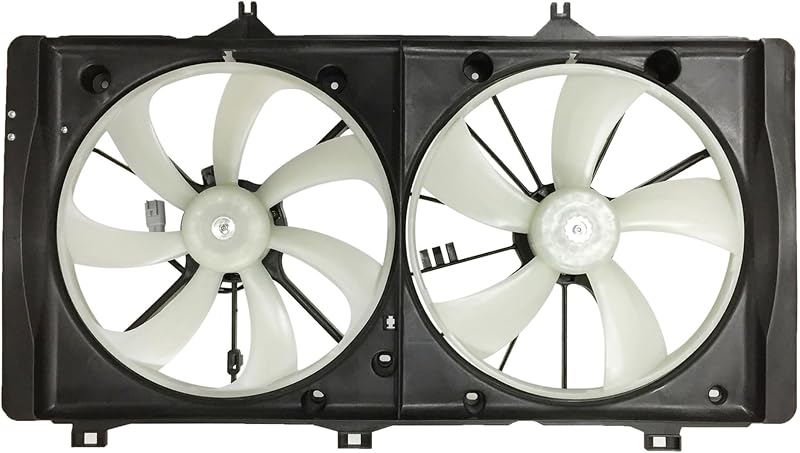 Ventoinha de arrefecimento do radiador PartsFlow para Toyota Venza 2009–2015 e Toyota Camry 2010–2011 – 1 unidade