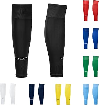 Youth Soccer Sock Sleeves to Accompany Grip Socks - Fits Over Shin Guards - Multiple Colors to Match Your Team Uniform
