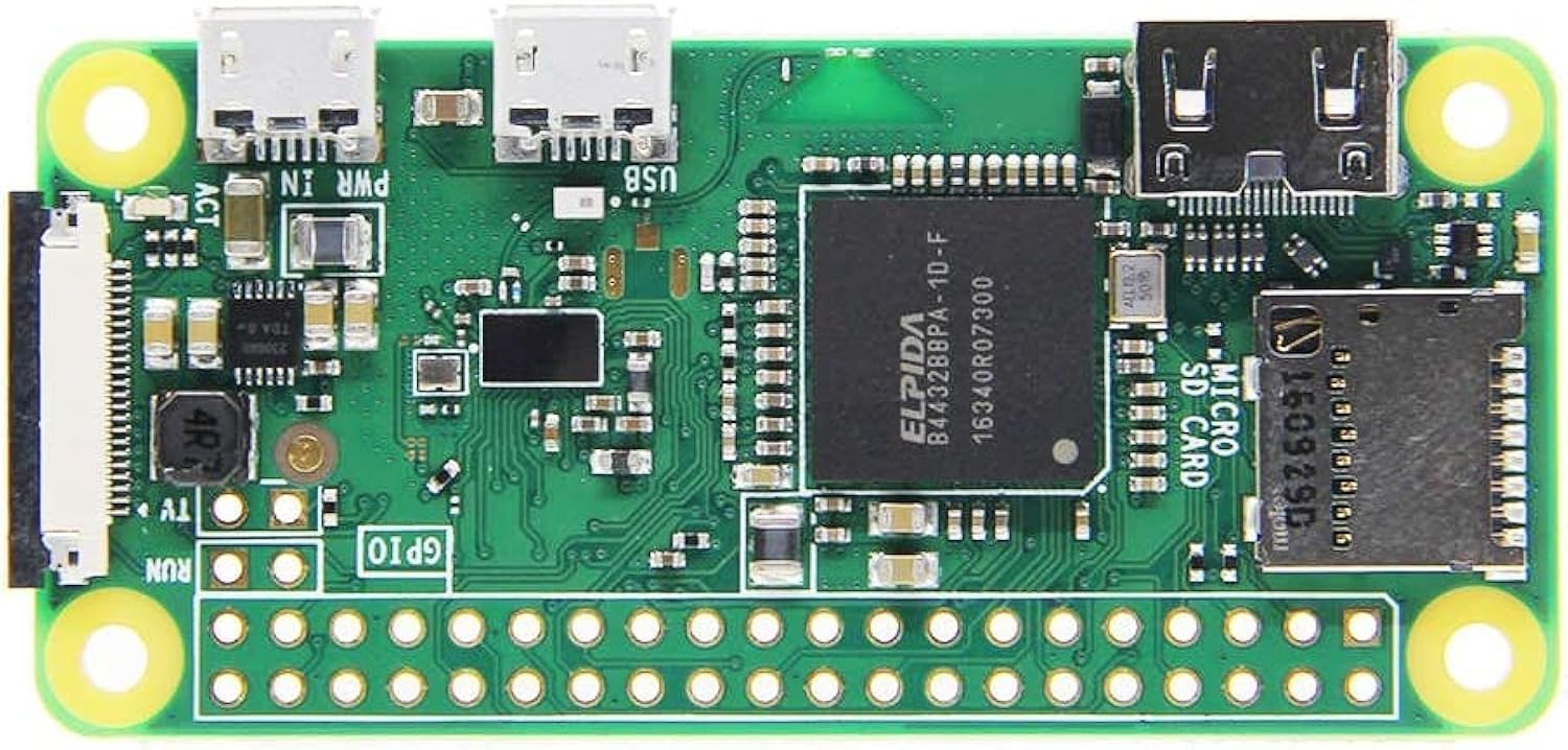 Seeed StudioRaspberry Pi Zero W - WiFi/Bluetooth 4.1, Bluetooth Low Energy, HAT Compatible 40-pin Header, CSI Camera Connector, USRT, SPI, I2C