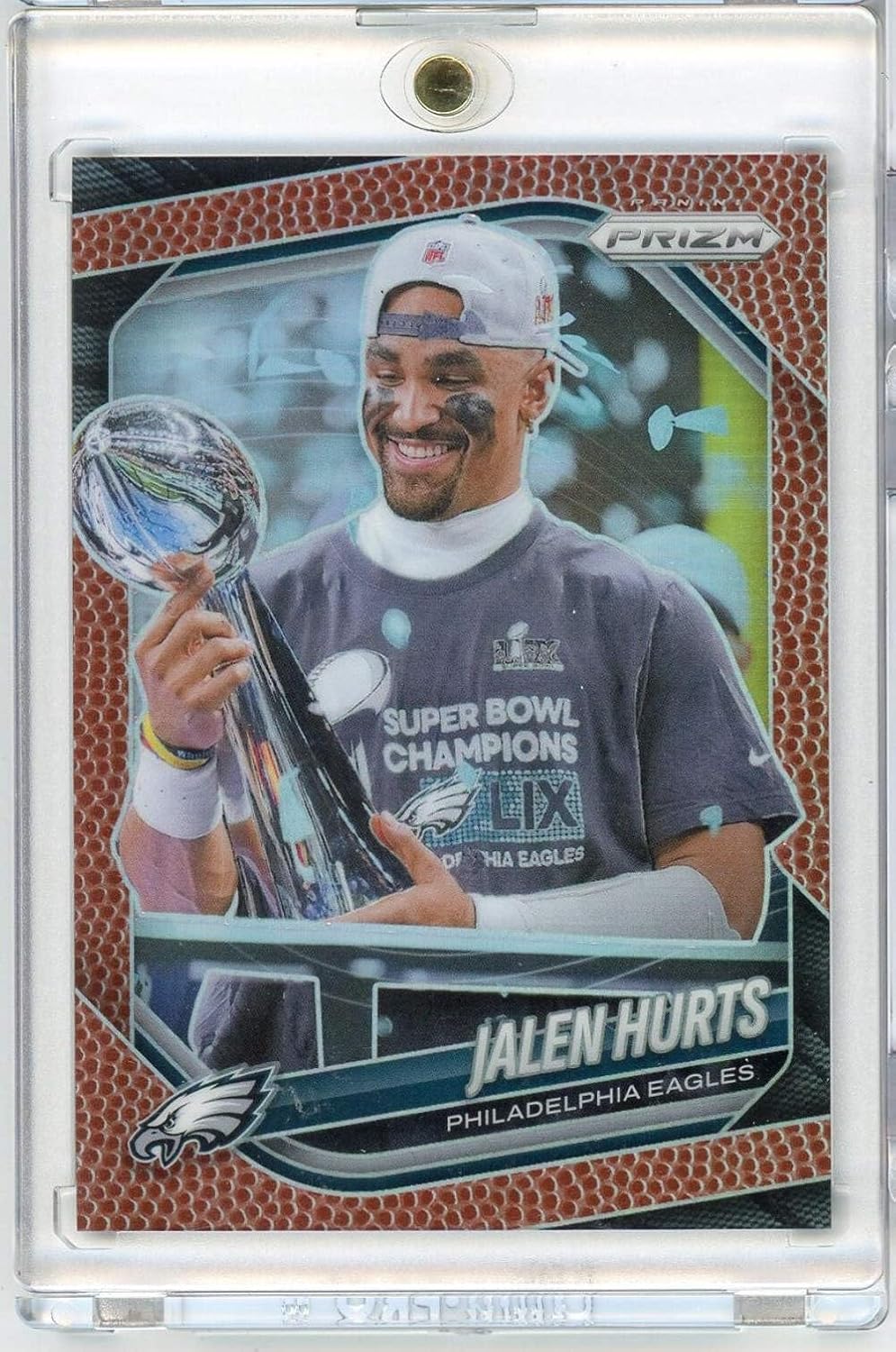 2025 Panini Prizm Jalen Hurts #228/180 Pigskin Super Bowl MVP Football Card