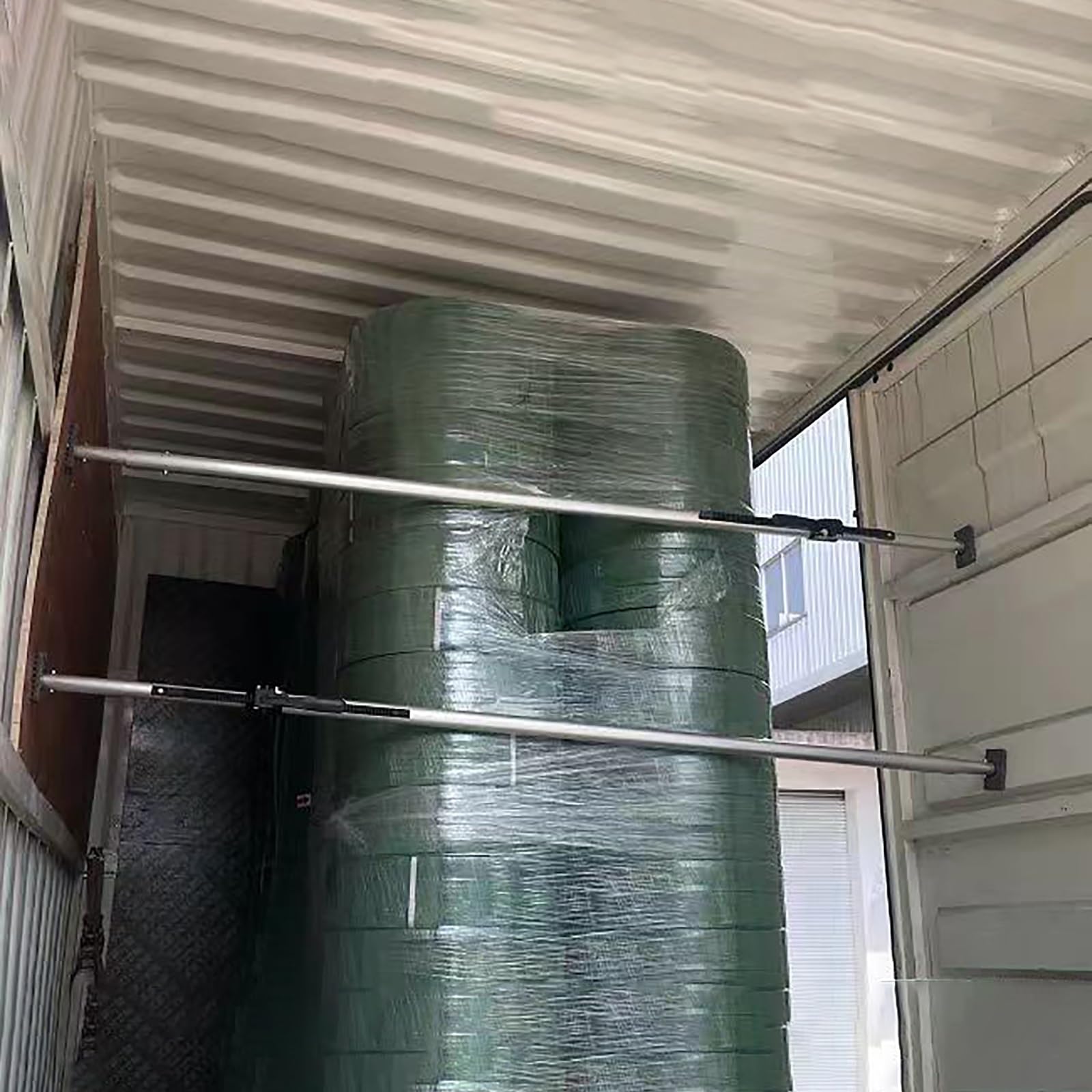 Generisch Verstellbare, hochbelastbare Ladungssicherung - Ausziehbarer Ladungssicherungs-Stabilisator für Abholung und Lieferung - 2 Stück Gummipolster-Ladungssicherung (210-248 cm / 6,9-8,1 Fuß)