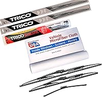 Vista 10 de WiperBladesUSA Juego de limpiaparabrisas compatible con Toyota Corolla 2013 (juego de 2) limpiaparabrisas