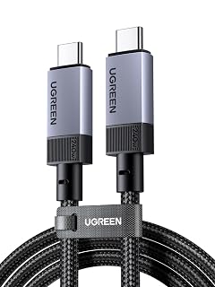 UGREEN 240W USB C Cable Gen2 10Gbps USB 3.2, 4K 60Hz Video Output Fast Charging Compatible with iPhone 17/16/15 Pro Max, NVMe SSD, Monitor, Galaxy S26/S25/S24 Ultra, MacBook Pro, 3.3FT - Amazon product rated Grade A