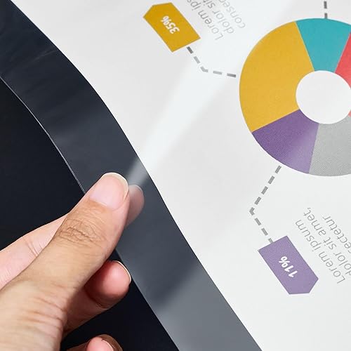 Miniatura 2 de Protectores de hojas transparentes de carga superior de 2.4 mil, 200 unidades.