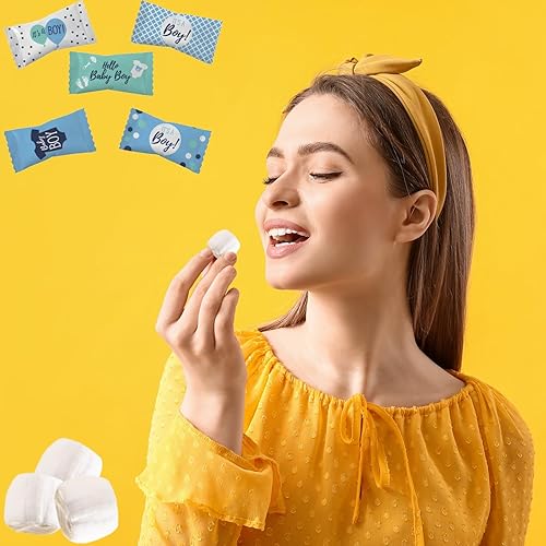 Miniatura 5 de The Dreidel Company Its A Boy - Caramelos de menta para después de la cena, sin grasa, envueltos individualmente (110 piezas)