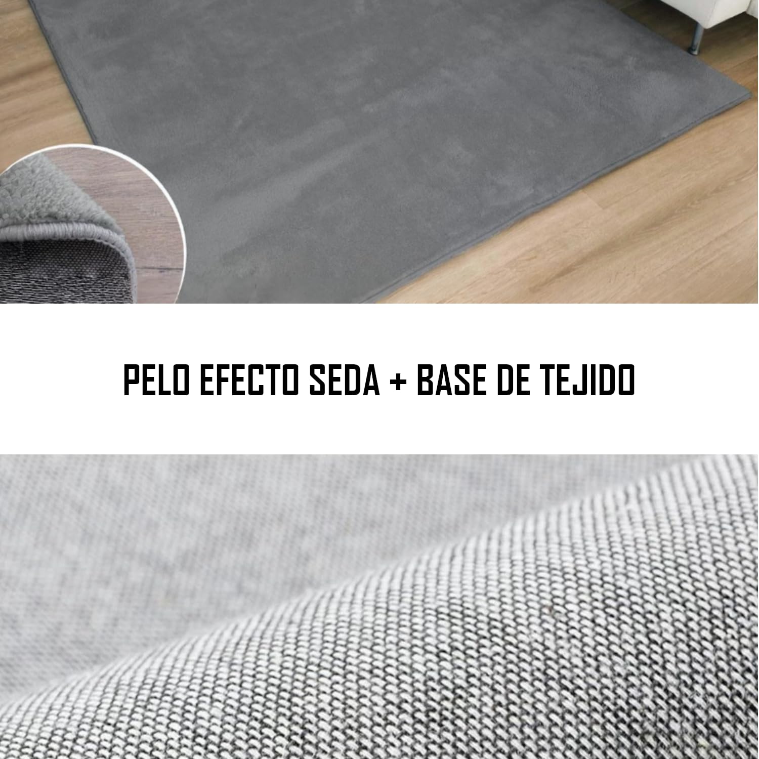 Home Universal® Alfombra Decorativa Interior Tie-Dye, Diseño Moderno en Gris, Textura Suave, para Salón y Dormitorio (Gris Claro, 120X180CM)