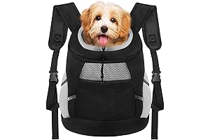 Spacious and Ventilated Backpack for Expansive Canine Adventures