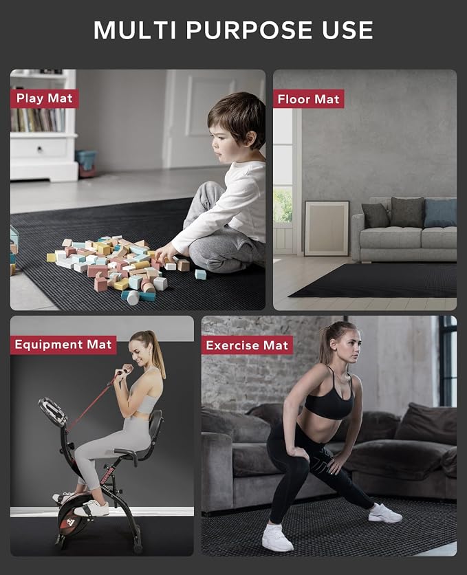 Hapbear mat de yoga grande y resistente miniatura 5