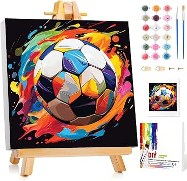 Paint by Numbers Kit for Adults Beginners & Kids Ages 8-12 with Frame