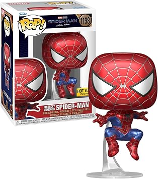 Funko Pop Marvel Spider-Man No Way - Friendly Neighborhood Leaping Metallic Special No1158