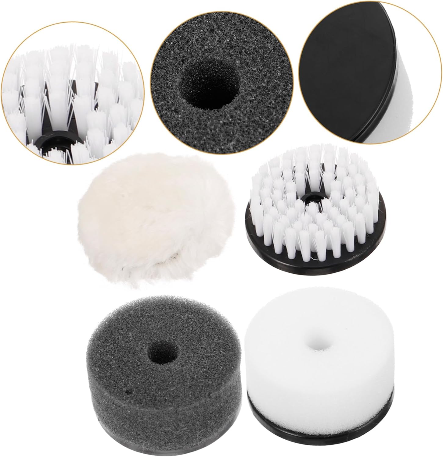 BESPORTBLE 16pcs Shoe Cleaning Kit Polishing Brush Dust Brush and Sponge for Shoes Polisher Accessories for Maintenance