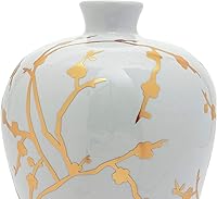 Vista 5 de Red Lantern Florero de ciruela con ramas doradas de 15