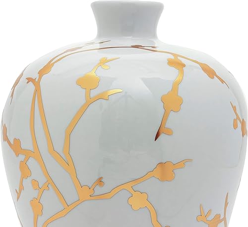 Miniatura 5 de Florero de ciruela con ramas doradas de 15 pulgadas