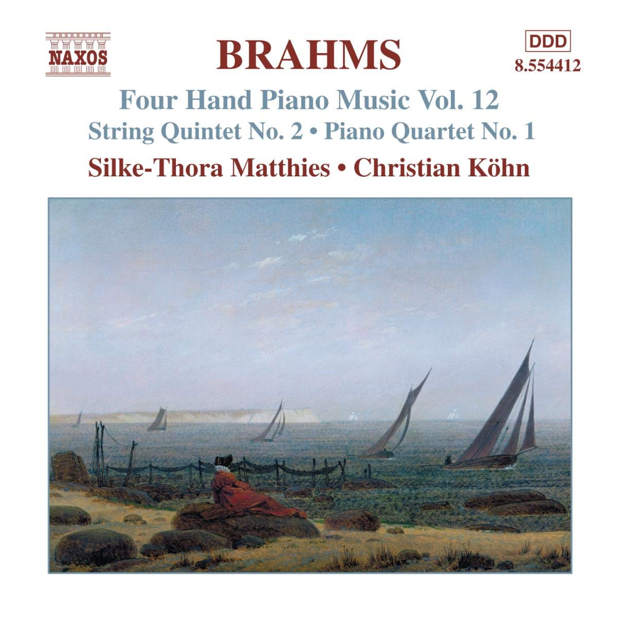 BRAHMS: Four-Hand Piano Music, Vol. 12