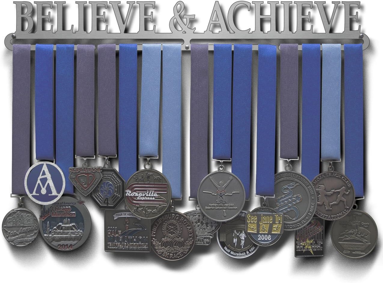 Allied Medal Hangers - Believe & Achieve - Multiple Variations Offered!