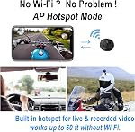 W-B2 Mini Magnetic Security Camera with 100-day Long Battery Life | 2K Indoor Camera with Color Night Vision, Built-in Hotspot and Wifi Remote Viewing, PIR Motion Detection, SD & Cloud Storage