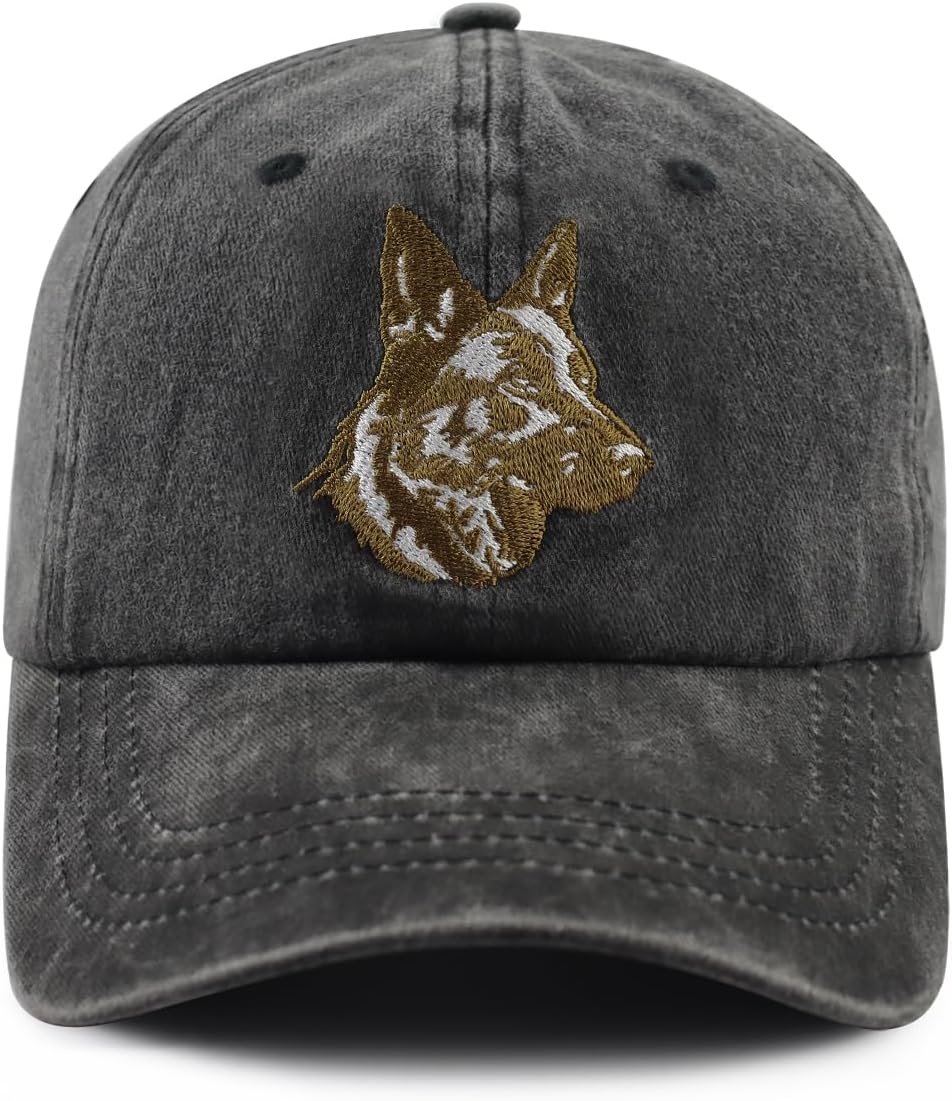 Dog Lover Gifts Hat for Men Women, Funny Adjustable Cotton Embroidered Puppy Pet Baseball Cap