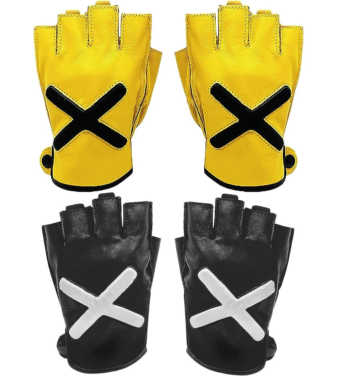 IRYZE Gants De Pêche Gants De Conduite, Cyclisme, Moto, Demi-Doigts, Rétro, sans Doigts, pour Conducteur Gants De Cyclisme