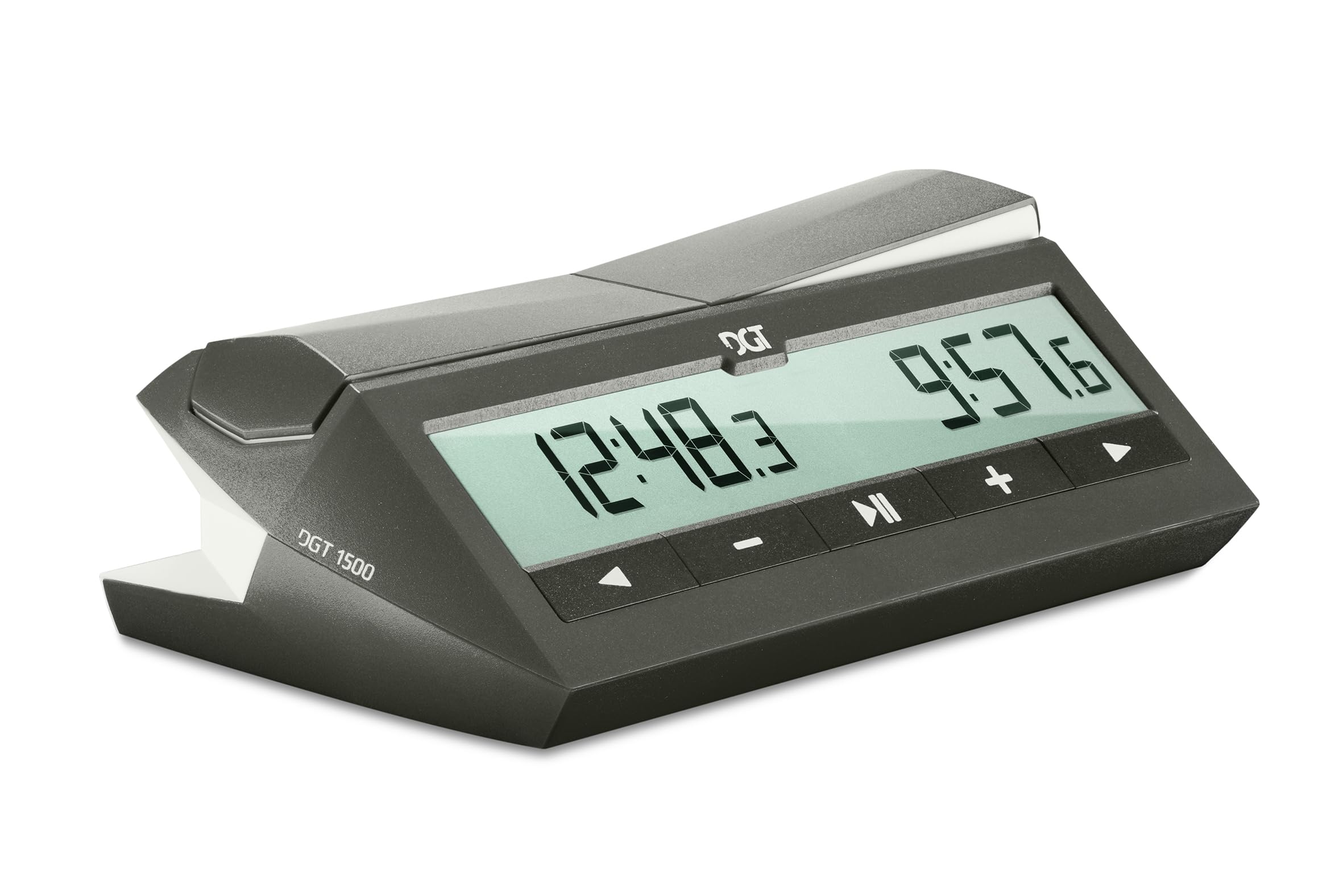 Horloge d'échecs numérique DGT 1500 pour jeux d'échecs rapides (gris)