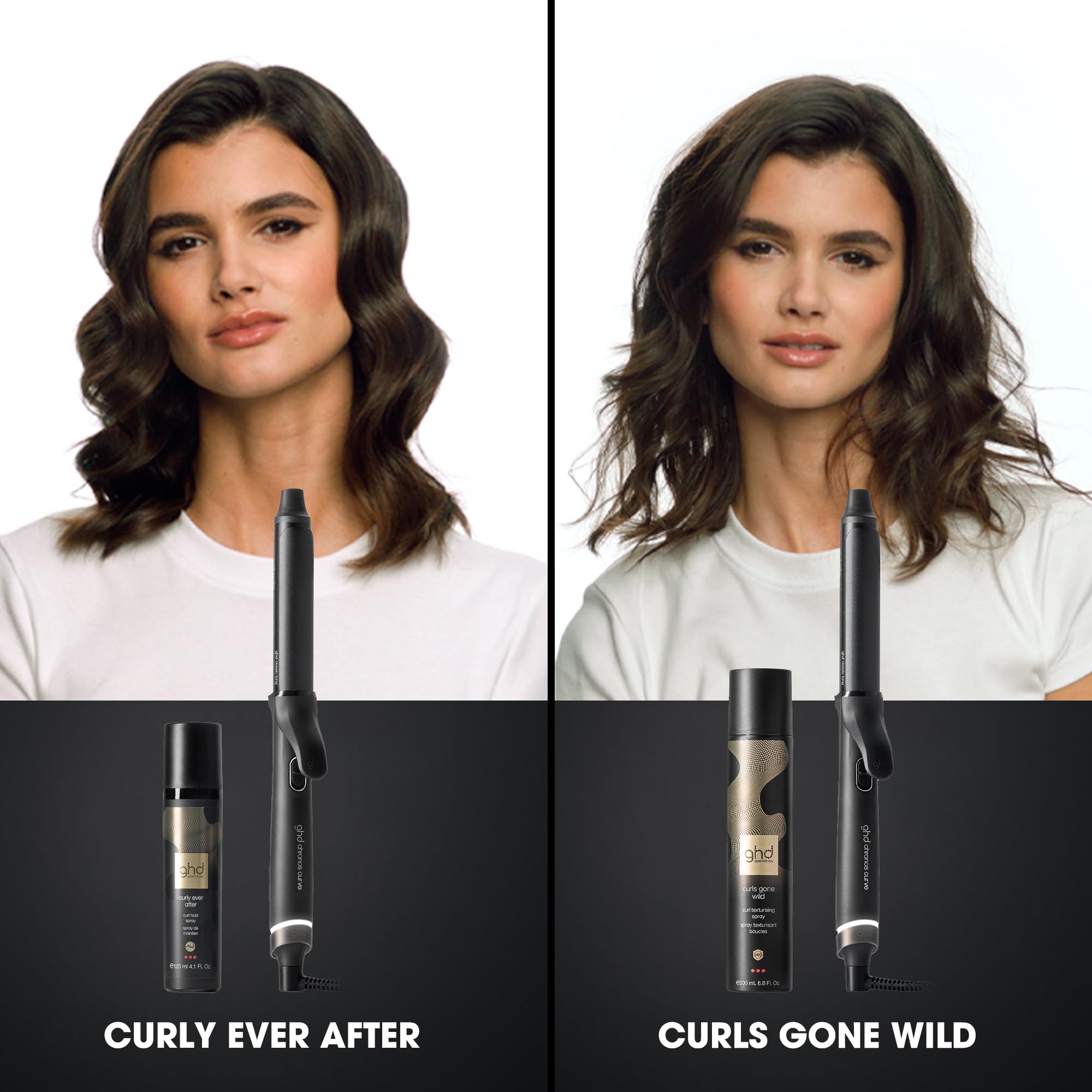 ghd Chronos Curve Classic Tong Arricciacapelli Professionale in Nero - Per Onde Definite che Durano a Lungo - Ideale per Tutte le Lunghezze di Capelli (Presa EU)